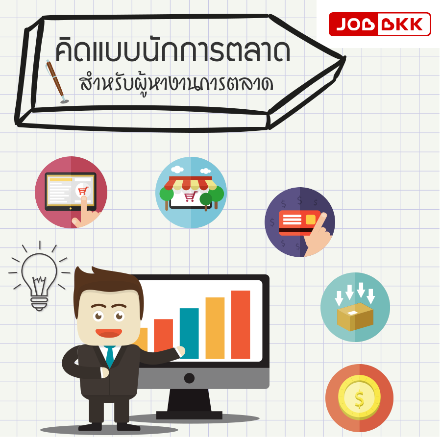 หางาน,สมัครงาน,งาน,คิดแบบนักการตลาด สำหรับผู้หางานการตลาด